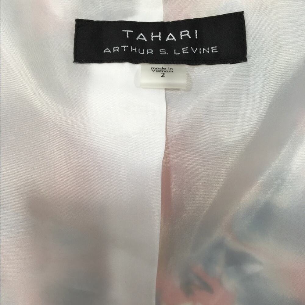 ⭐ 🔥 50% OFF SALE — FINAL PRICETahari ASL Orange Floral Blazer Jacket Size 2 NWT - Picture 13 of 14